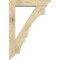 Ekena Millwork Balboa Traditional Rough Sawn Bracket w/ Offset Brace, Douglas Fir, 6"W x 28"D x 40"H BKT0604X28X40BOA01RDF - alternate 4